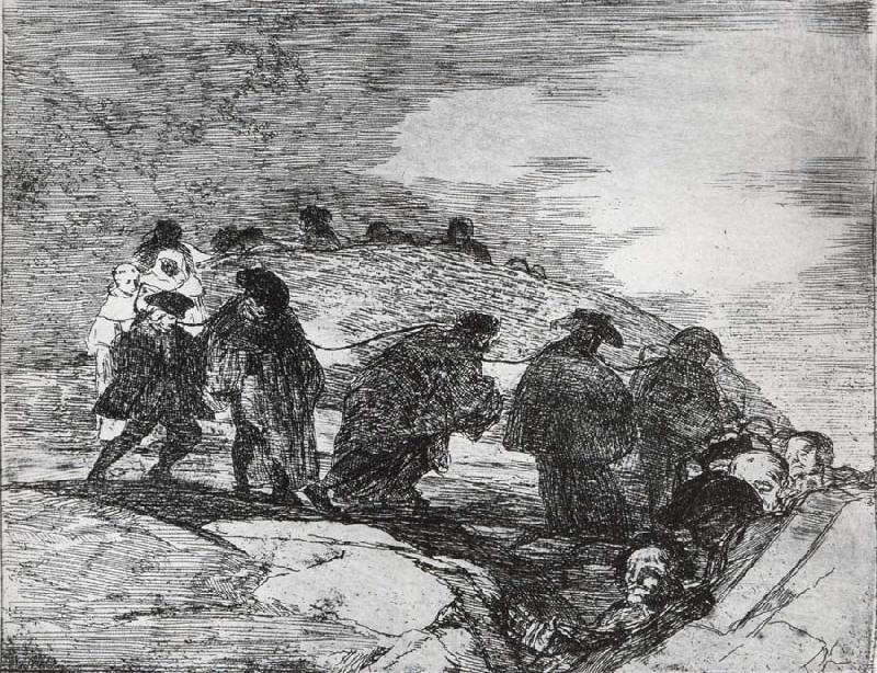Francisco Goya No saben el camino France oil painting art